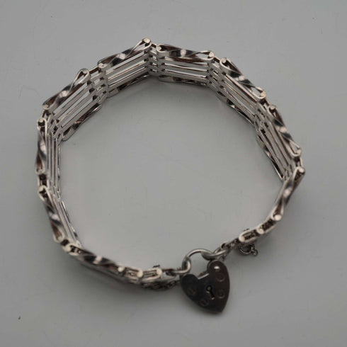 英國復古純銀製巴爾蓋特風格手鍊 13克 Alistair Stewart Jewellers