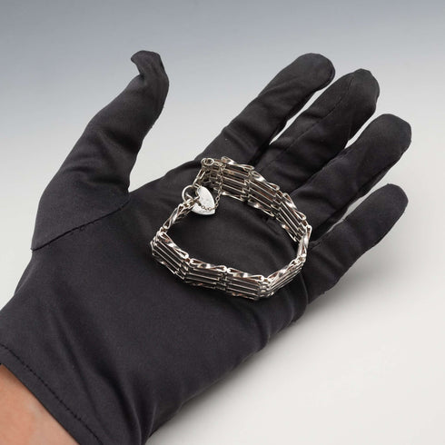 英國復古純銀製巴爾蓋特風格手鍊 13克 Alistair Stewart Jewellers