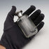 1901 English Antique Sterling Silver Lid Cut Glass Bottle