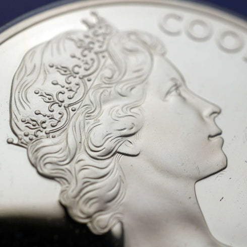 1977年 エリザベス2世女王 シルバージュビリー クック諸島25ドル記念銀貨 49g FranklinMint ケース・説明書付き