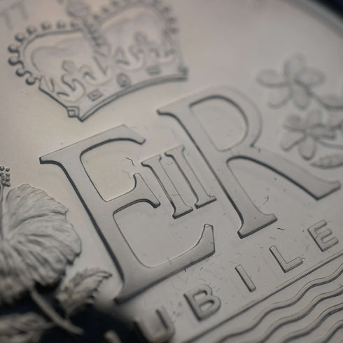 1977年 エリザベス2世女王 シルバージュビリー クック諸島25ドル記念銀貨 49g FranklinMint ケース・説明書付き