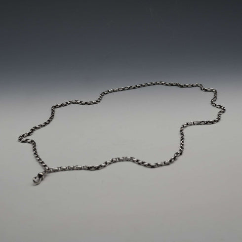 앤틱 800 실버 앵커 링크 롱 체인 75cm 25g