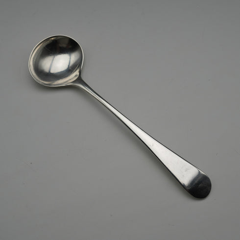 1794 Antique English Sterling Silver Salt Spoon, Old English Pattern, Solomon Hougham, 8g