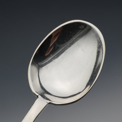 1977 Vintage British Sterling Silver Trefid Spoon, Elizabeth II Silver Jubilee Commemorative, 14g
