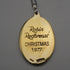 1977 Vintage British Sterling Silver Robin Relief Oval Pendant, 14g total, with Sterling Silver Chain