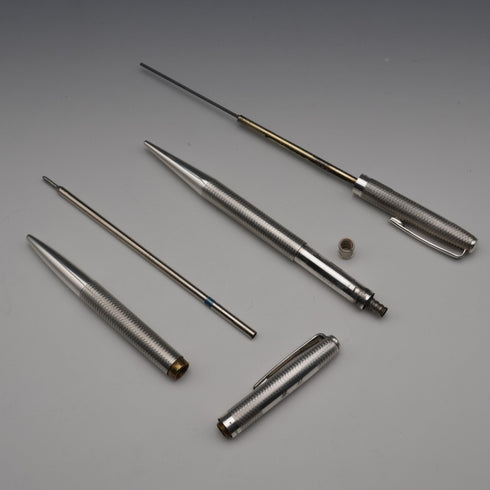 1986 UK Yard-O-Led Sterling Silver Ballpoint Pen & Propelling Pencil with Case