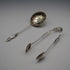 1896 Antique English Sterling Silver Apostle Spoon Set (6 Spoons, Tongs & Sifter), 54g total, by Charles Boyton, in case