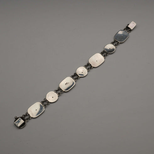 Pulsera vintage de plata de ley estilo Iona, Reino Unido 1962, 24,6 g, TM&Co