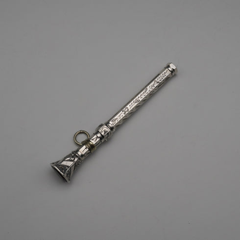 1900年頃 アンティーク 純銀製 推進式ペンシル 伸縮式 62-92mm