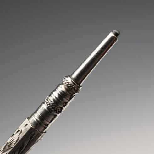 1900年頃 アンティーク 純銀製 推進式ペンシル 伸縮式 62-92mm