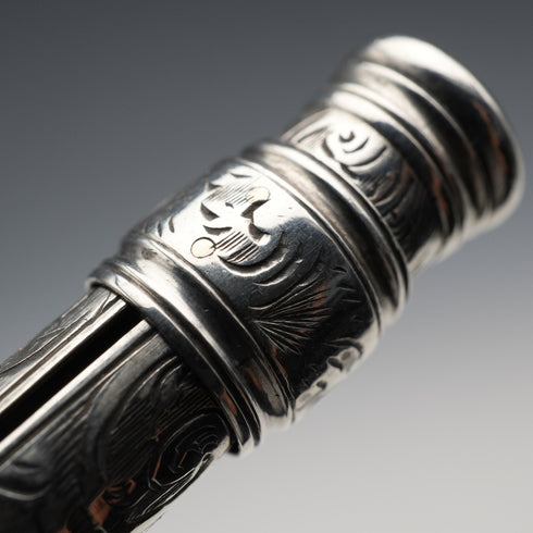 1900年頃 英国アンティーク 純銀製 ペンシルホルダ S. Mordan&Co