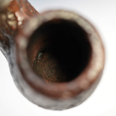 Vintage British Irish Peterson Smoking Pipe with Sterling Silver Band