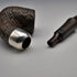 Vintage British Irish Peterson Smoking Pipe with Sterling Silver Band