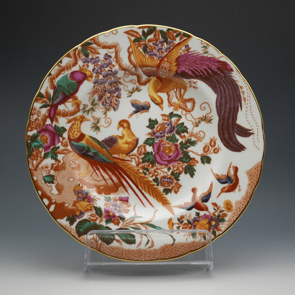 1975年 英國皇家皇冠德貝(Royal Crown Derby)「Old Avesbury」系列餐盤 直徑26cm