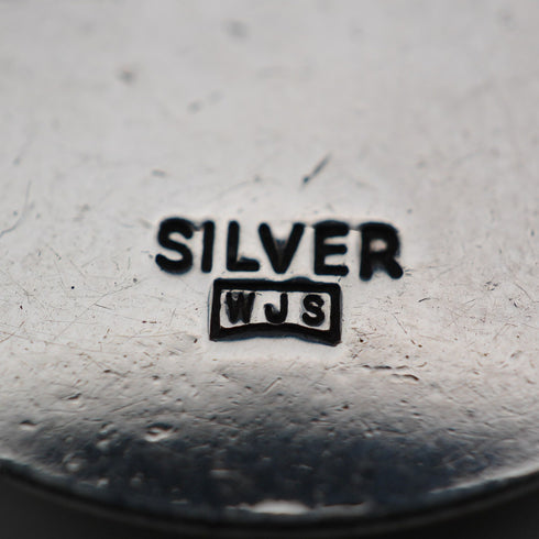 British vintage St. Christopher sterling silver medal pendant, total 14.5g, with sterling silver chain.