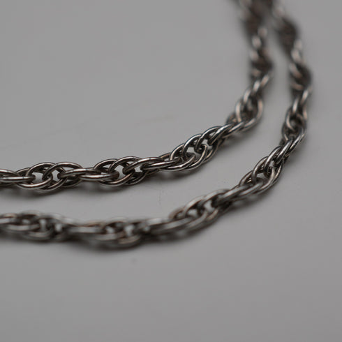 Colgante de medalla de San Cristóbal vintage británico de plata de ley, peso total 14,5 g, incluye cadena de plata de ley