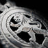 British Antique Sterling Silver Lion Passant Medal, 15.5g total, with Sterling Silver Chain, J&R Griffin