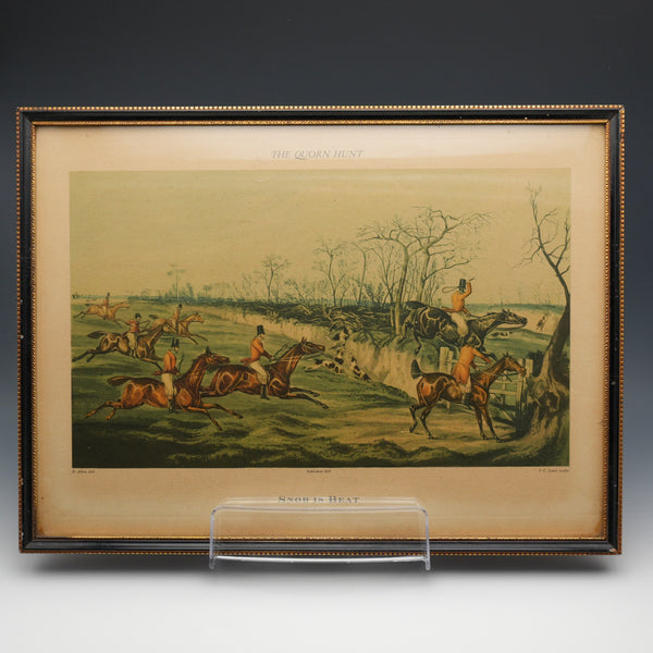 영국 빈티지 액자 스포츠화 헨리 알켄 'THE QUORN HUNT'