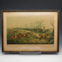 Cuadro deportivo vintage británico, grabado de Henry Alken "THE QUORN HUNT"