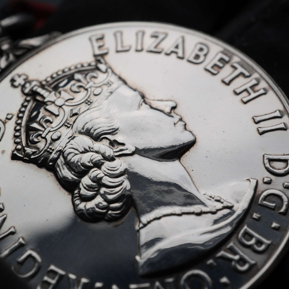 1953年 英国「インペリアル・サービス」 純銀製メダル Royal Mint