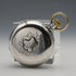 1889年左右 古董浪琴怀表 800银猎表壳 直径43mm 运行良好