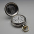 c. 1889 Antique Longines pocket watch, 800 silver hunter case, 43mm diameter, in good working condition
