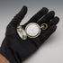 c. 1889 Antique Longines pocket watch, 800 silver hunter case, 43mm diameter, in good working condition