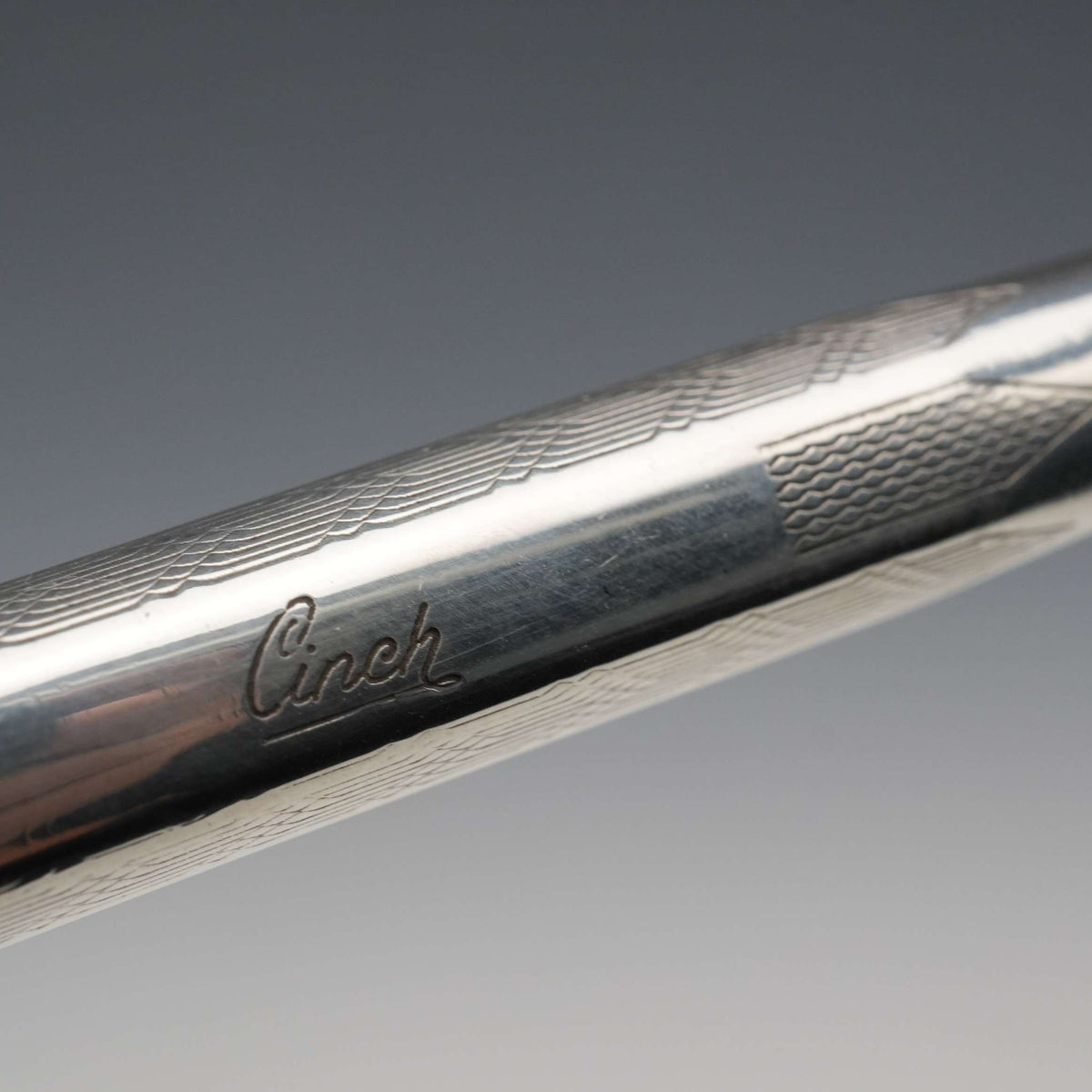 923 JM&Co. 銀製 ペンシル 刻印有り 英国製ヴィンテージ 英国ヴィンテージ ライフロング 純銀製 ヘキサゴン 推進式ペンシル