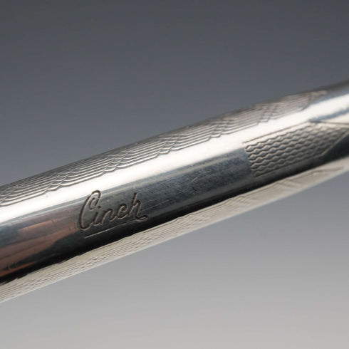British Vintage Lifelong Sterling Silver Hexagonal Propelling Pencil