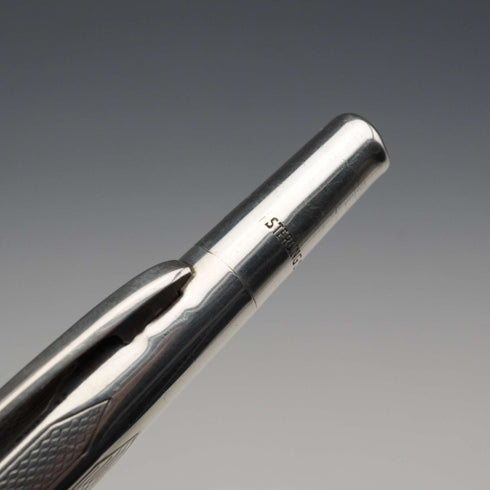British Vintage Lifelong Sterling Silver Hexagonal Propelling Pencil