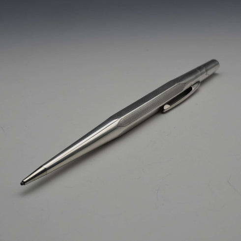 British Vintage Lifelong Sterling Silver Hexagonal Propelling Pencil