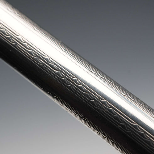 Vintage Yard-O-Led rolled silver round-barrel propelling pencil, made in England