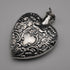 Vintage Sterling Silver Heart-Shaped Perfume Bottle