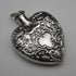 Vintage Sterling Silver Heart-Shaped Perfume Bottle