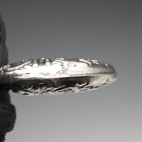 Vintage Sterling Silver Heart-Shaped Perfume Bottle