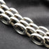 British Vintage Sterling Silver Panther Link Necklace 42cm 57g