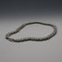 British Vintage Sterling Silver Panther Link Necklace 42cm 57g