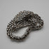 British Vintage Sterling Silver Panther Link Necklace 42cm 57g