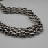 British Vintage Sterling Silver Panther Link Necklace 42cm 57g