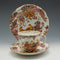 約1947年 英國古董 Royal Crown Derby 「Old Aylesbury」 咖啡杯碟三件組 ①