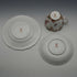 c. 1947 British Vintage Royal Crown Derby "Old Aylesbury" Tea Cup Trio ①