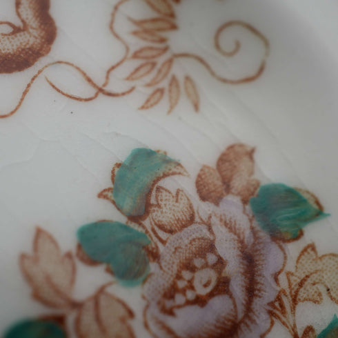 c. 1947 Vintage Royal Crown Derby "Old Aylesbury" Teacup Trio ②