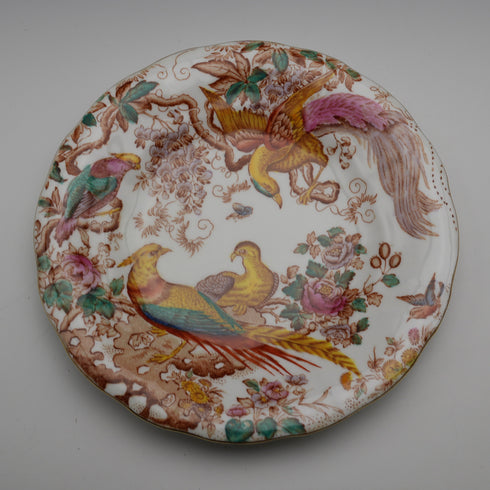 約1947年 英國復古風 Royal Crown Derby 「Old Aylesbury」 茶杯三件套 ③