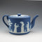 Circa 1900 British Antique Wedgwood Jasperware Drum-Shaped Teapot