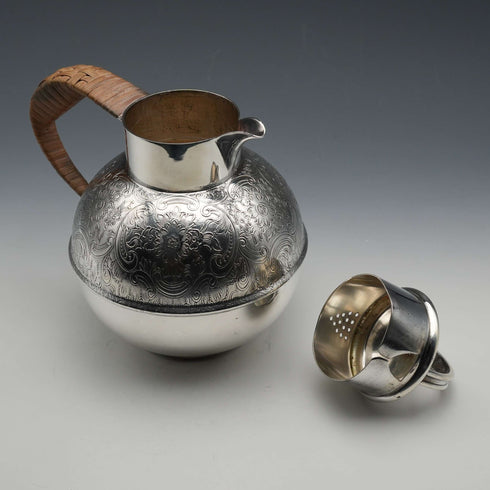 British vintage silver-plated 1.5-pint Jersey jug