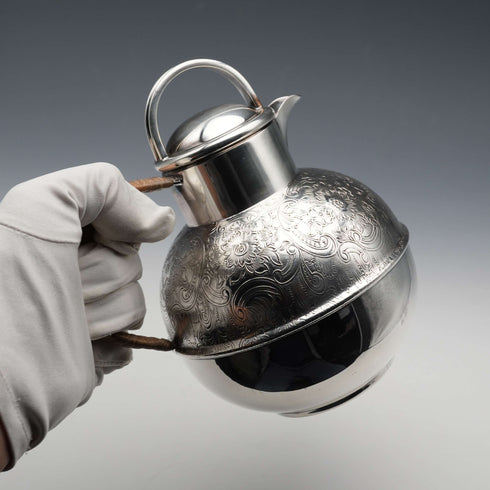 British vintage silver-plated 1.5-pint Jersey jug