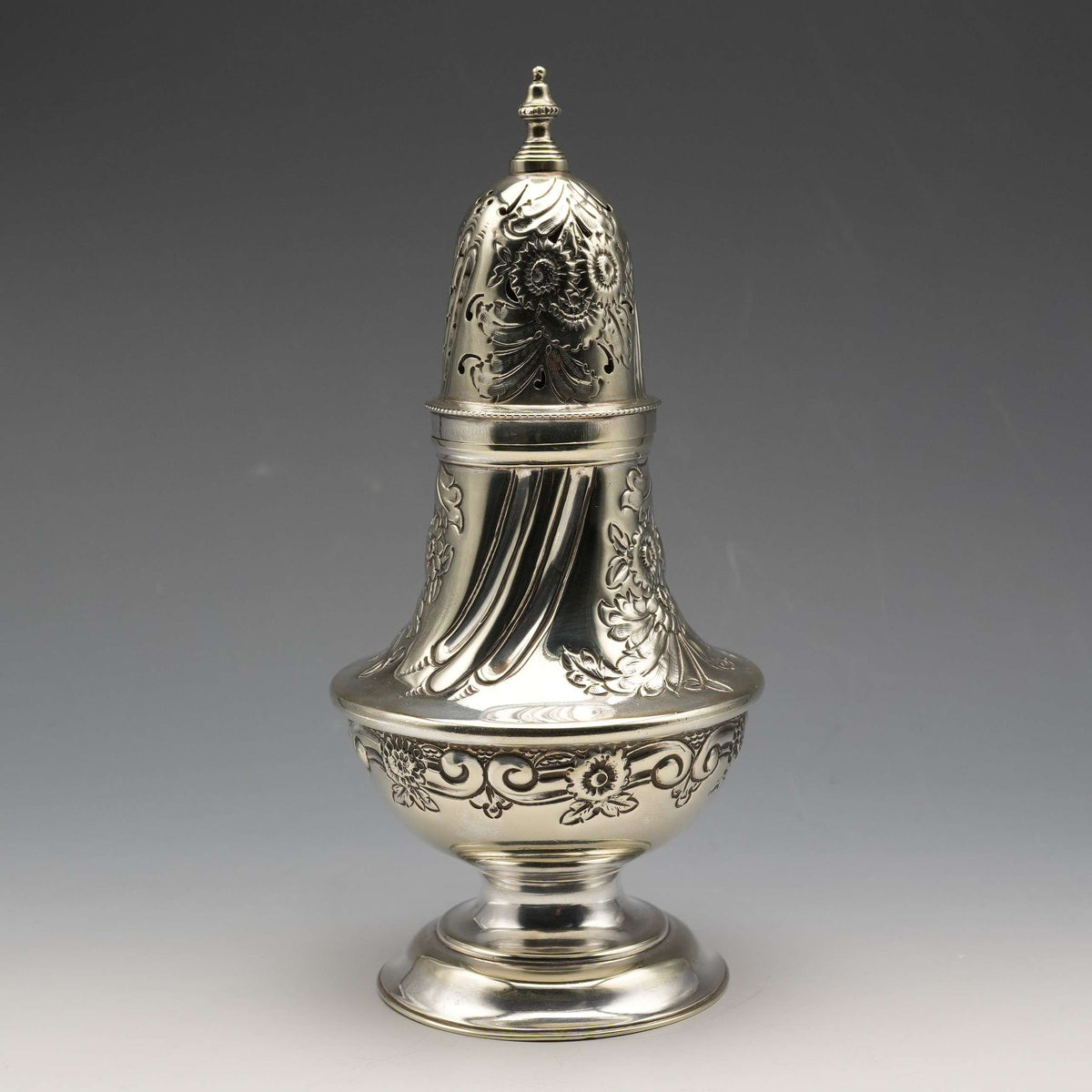 1900年頃 英国アンティーク シルバープレート製 シュガーシェイカー