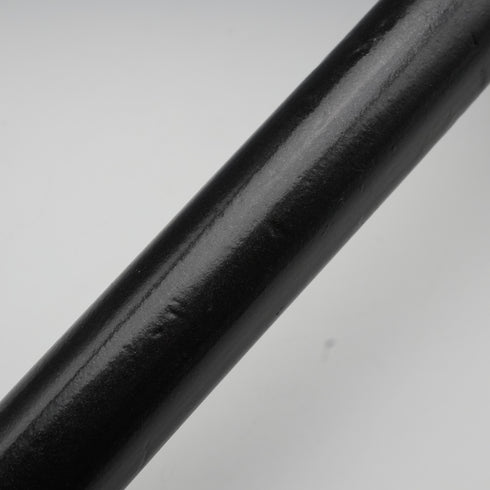 Bastón antiguo inglés de alrededor de 1900, mango de cornamenta con decoración de plata de ley, eje negro, 81 cm