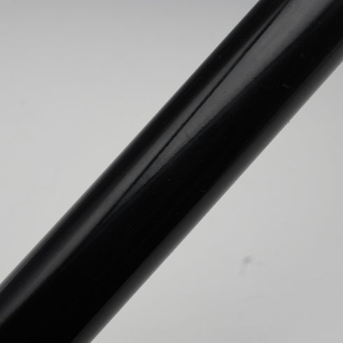 イタリアンヴィンテージ ブラックシャフト 純銀製ドッグヘッドハンドル ステッキ 杖 78cm
