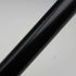 Bastón italiano vintage con eje negro y mango de cabeza de perro en plata de ley, 78 cm